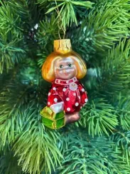 Формовая игрушка Домовенок 8 см., стекло, Витус (А440)