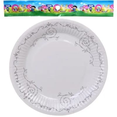 Тарелка бумажная 18 см в наборе 10 шт «Изящный вечер»
