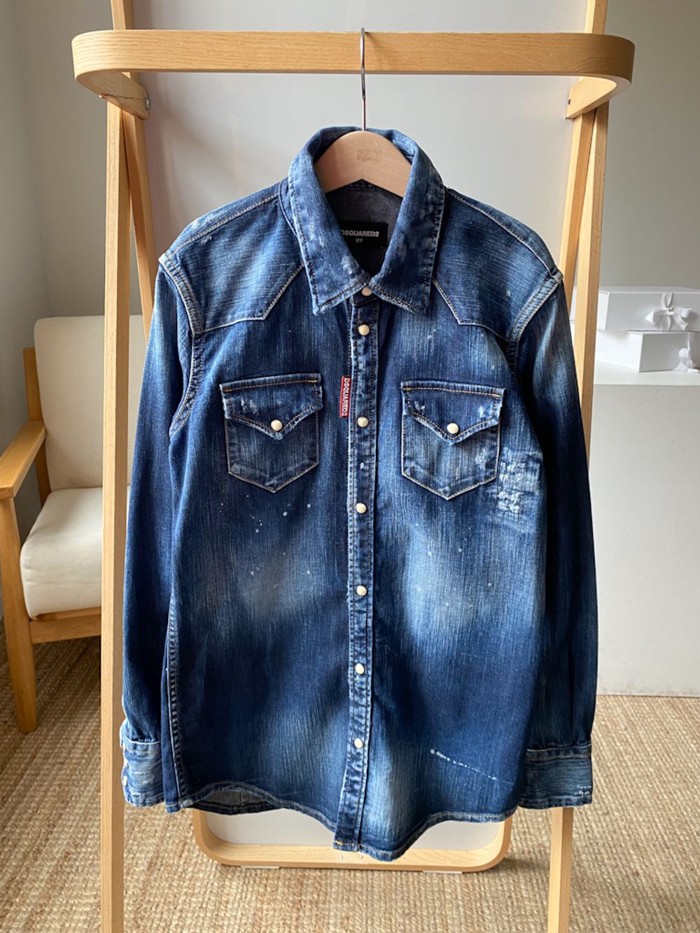 Джинсовая рубашка Dsquared2, 152