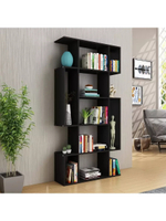 Стеллаж для игрушек и книг 90х24х171 см, серый