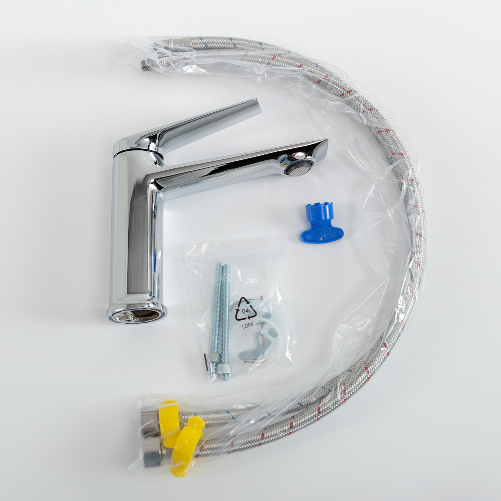 Cмеситель для раковины Cezares LINER-LS-01-W0 без донного клапана