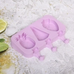 Форма для приготовления мороженого «Фрукты» силиконовая 19,5*15см