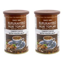 Кофе молотый Kurukahveci Nuri Toplar Findikli фундук ароматизированный, 250 г, 2 шт