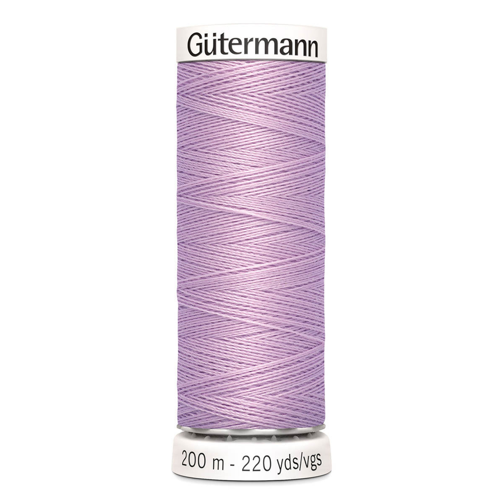 01 Нить Sew-All 100/200 м для всех материалов, 100% полиэстер Gutermann 748277 (441 розовая лаванда)