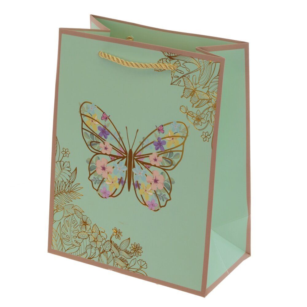 GAEM Пакет подарочный (бумага 210г/м2, блок 12шт), L18 W10 H23 см, 4в.