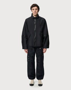 UNDERCOVER КУРТКА ЧЕРНАЯ ДВУСТОРОННЯЯ ИЗ НЕЙЛОНА CHAOS