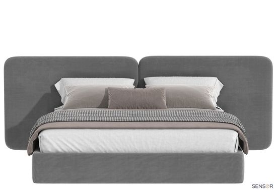 Кровать Nuvola с широким изголовьем