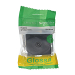 GLOSSA TV РОЗЕТКА оконечная 1дБ, механизм, АНТРАЦИТ