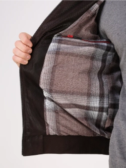 Кожаная куртка демисезонная замшевая бомбер под джинсы