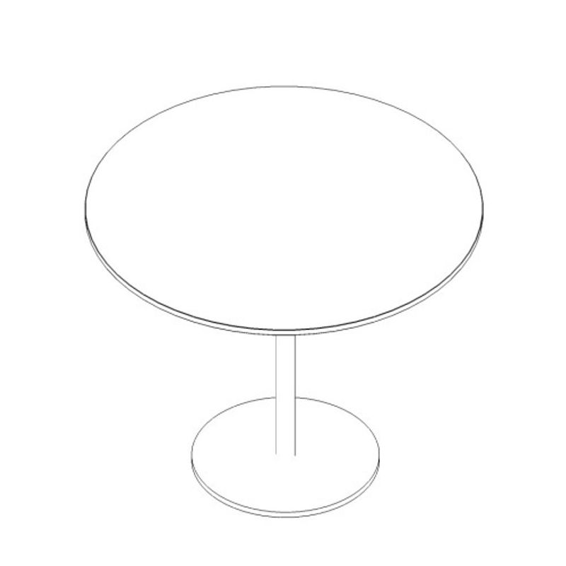 Стол круглый (ORBIS-CARRE)