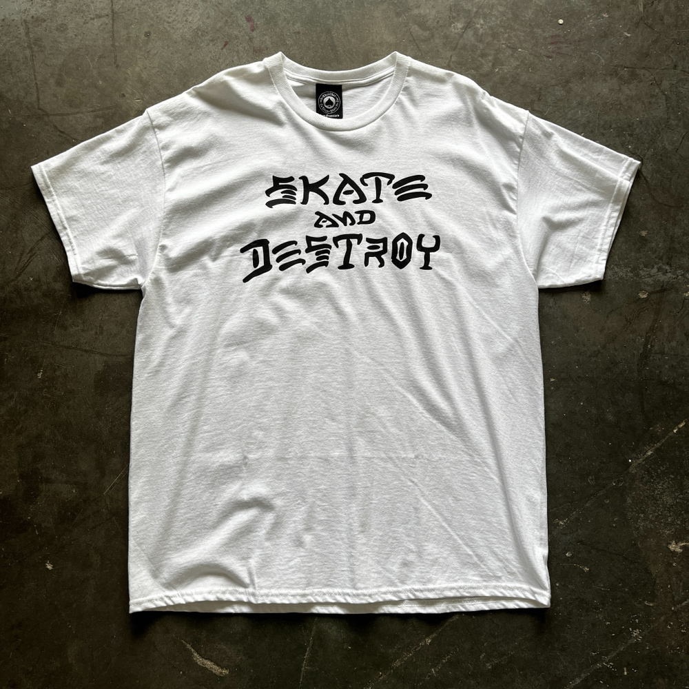 Футболка Thrasher Skate&Destroy White