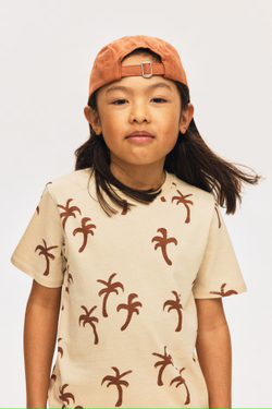H&M Футболка с принтом, светло-бежевый