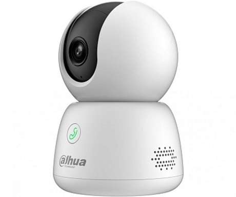 Мини-PT IP-камера видеонаблюдения с Wi-Fi, 5Мп; 1/3” CMOS; объектив 2.8мм Dahua DH-IPC-H5BP-0280B