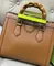Сумка-тоут Gucci Diana размера мини коричневый