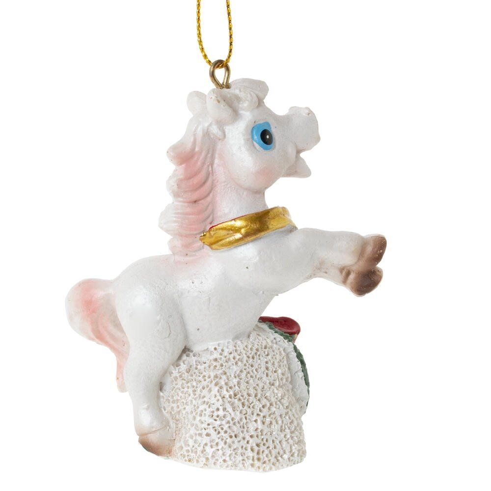 GAEM Фигурка декоративная подвесная "Лошадка", L6 W3 H8 см, 6в.