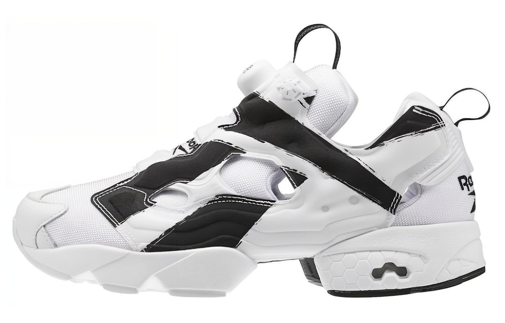 Reebok Instapump Fury Future Overbranded comfortable trend low-cut life casual shoes men and women the same style black and white