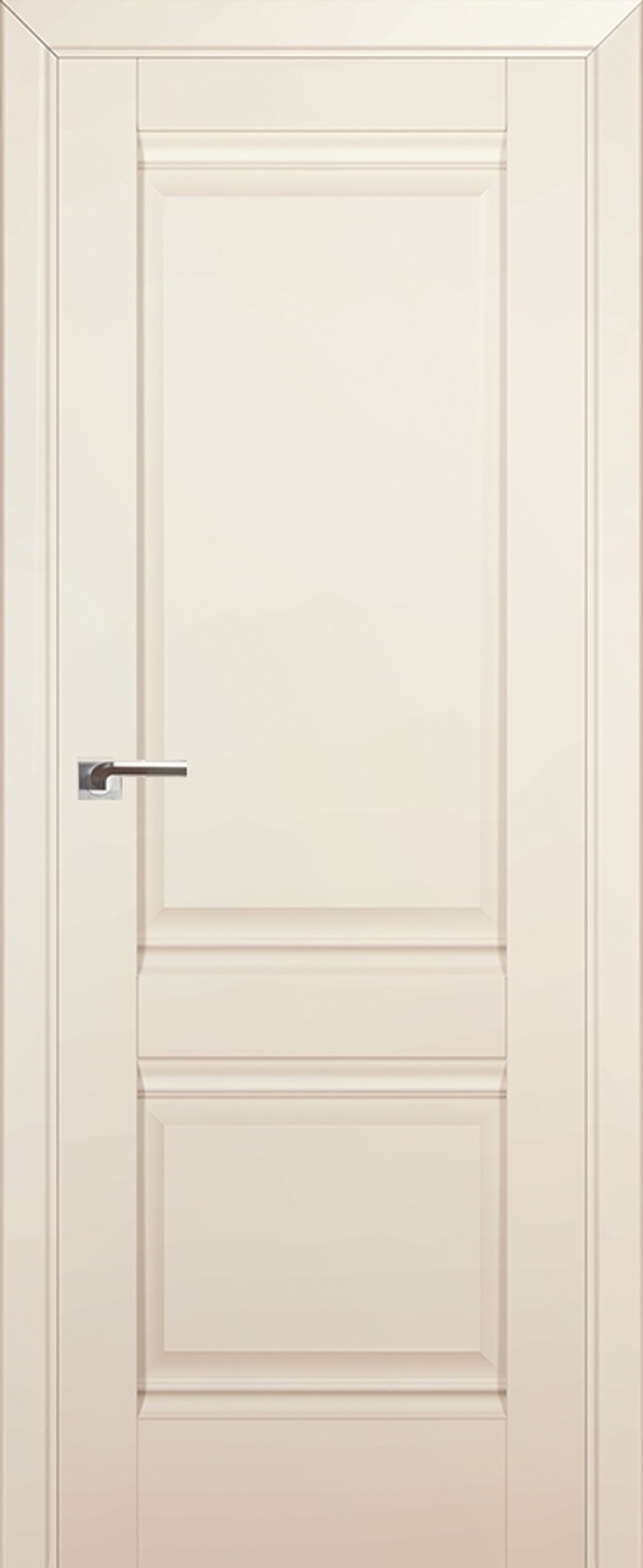 Дверь межкомнатная Профиль Дорс № 1 U, цвет магнолия сатинат, экошпон, глухая