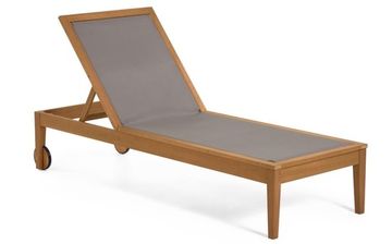 Шезлонг Caterin из эвкалипта зеленый Испания La Forma