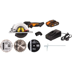 WORX WX531 циркулярная мини-пила аккумуляторная (1 x 2 Ач, ЗУ)