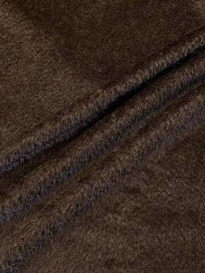 Сури альпака с шерстью пальтовая Max Mara коричневая