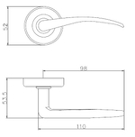 Ручка анодированная LM/AN R.H50.015 GR-23 графит