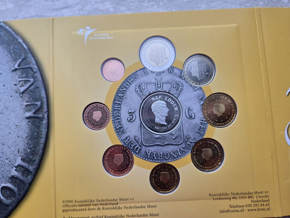 Netherlands 2006 BU Theme Set – 200 Years of Coinage