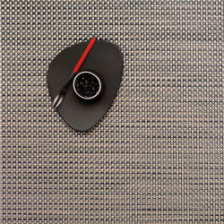 Салфетка подстановочная 36х48 Chilewiсh Basketweave Aluminum США фрагмент