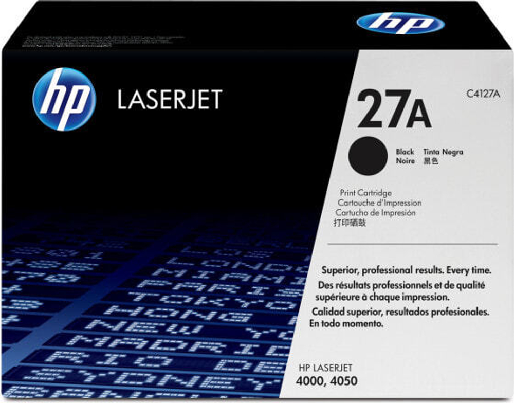 HP 27A Подлинный Черный 1 шт C4127A