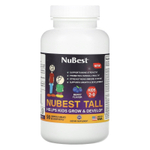 NuBest, Tall®, добавка для детей от 2 до 9 лет, с ягодным вкусом, 90 жевательных таблеток