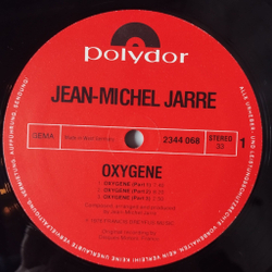 Винтажная виниловая пластинка LP Jean Michel Jarre Oxygene (Germany 1977) Polydor 2344 068