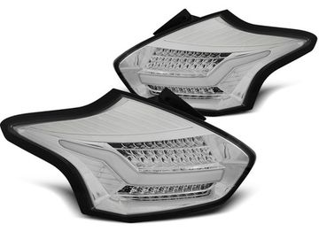 Задние фонари CHROME SEQ LED для Ford Focus 3(III) FL hatchback