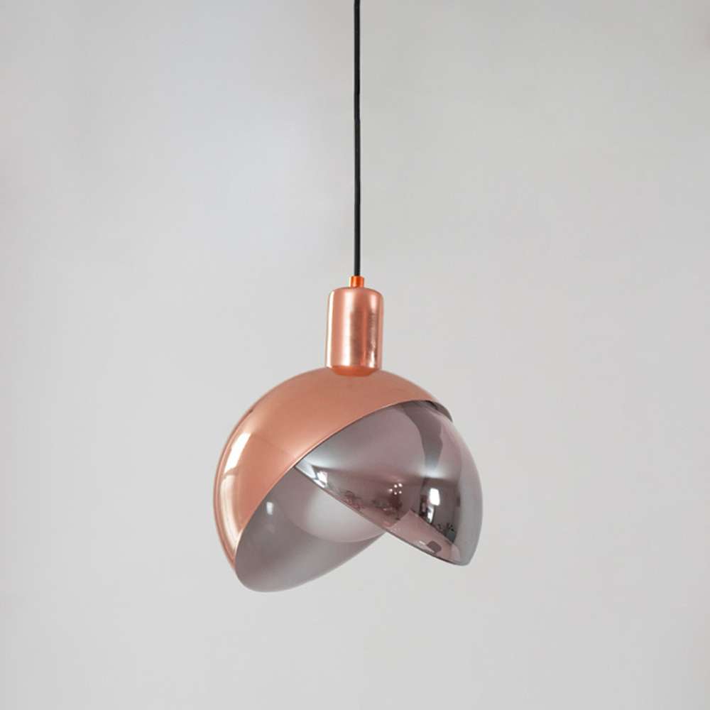 Pendant design lamp  Calimero by Wonderglass (Rose gold)