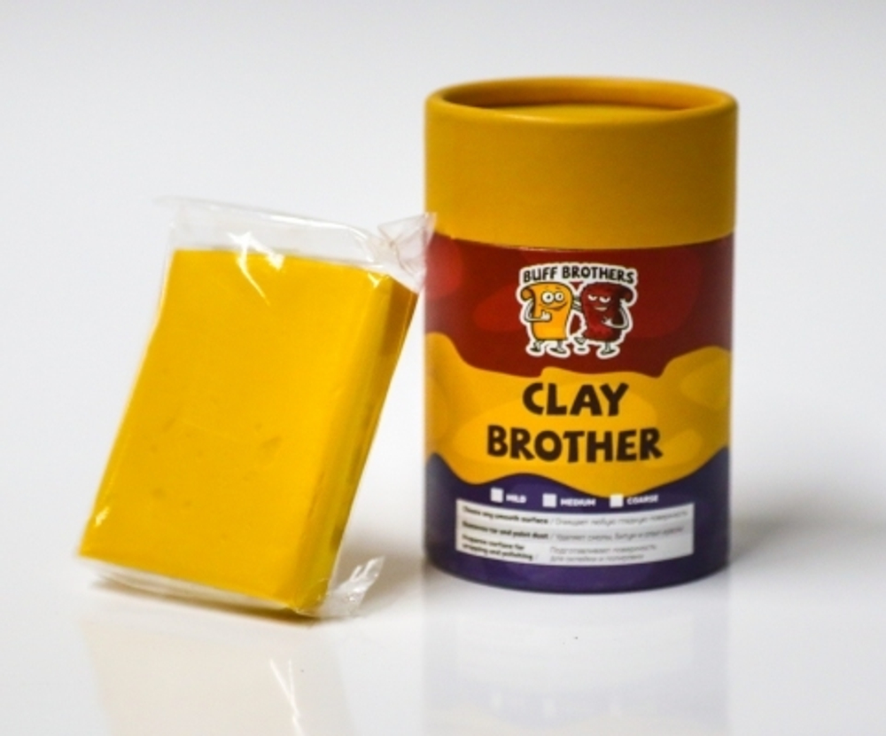 BUFF BROTHERS CLAY DARK GOLD.Глина полировальная неабразивная 100г