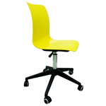 Итальянский стул для лабораторий COLLEGE COLOR SH25 slim Lemon yellow RAL1012