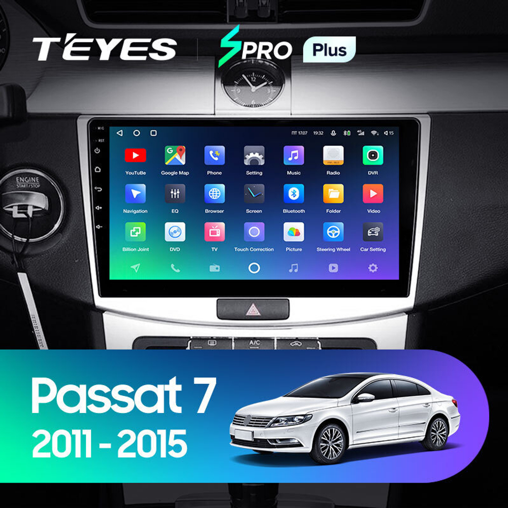 Teyes SPRO Plus 10.2" для Volkswagen Passat 2011-2015