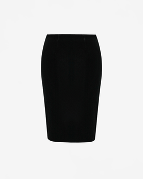 Юбка миди из бархата