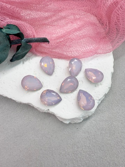 Капля Drop 14*10 мм, Rose Opal