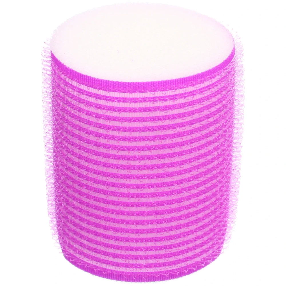 Бигуди-липучки с поролоном для сна мягкие 6шт «Безупречные Локоны», цвет фуксия, 6*4,8см