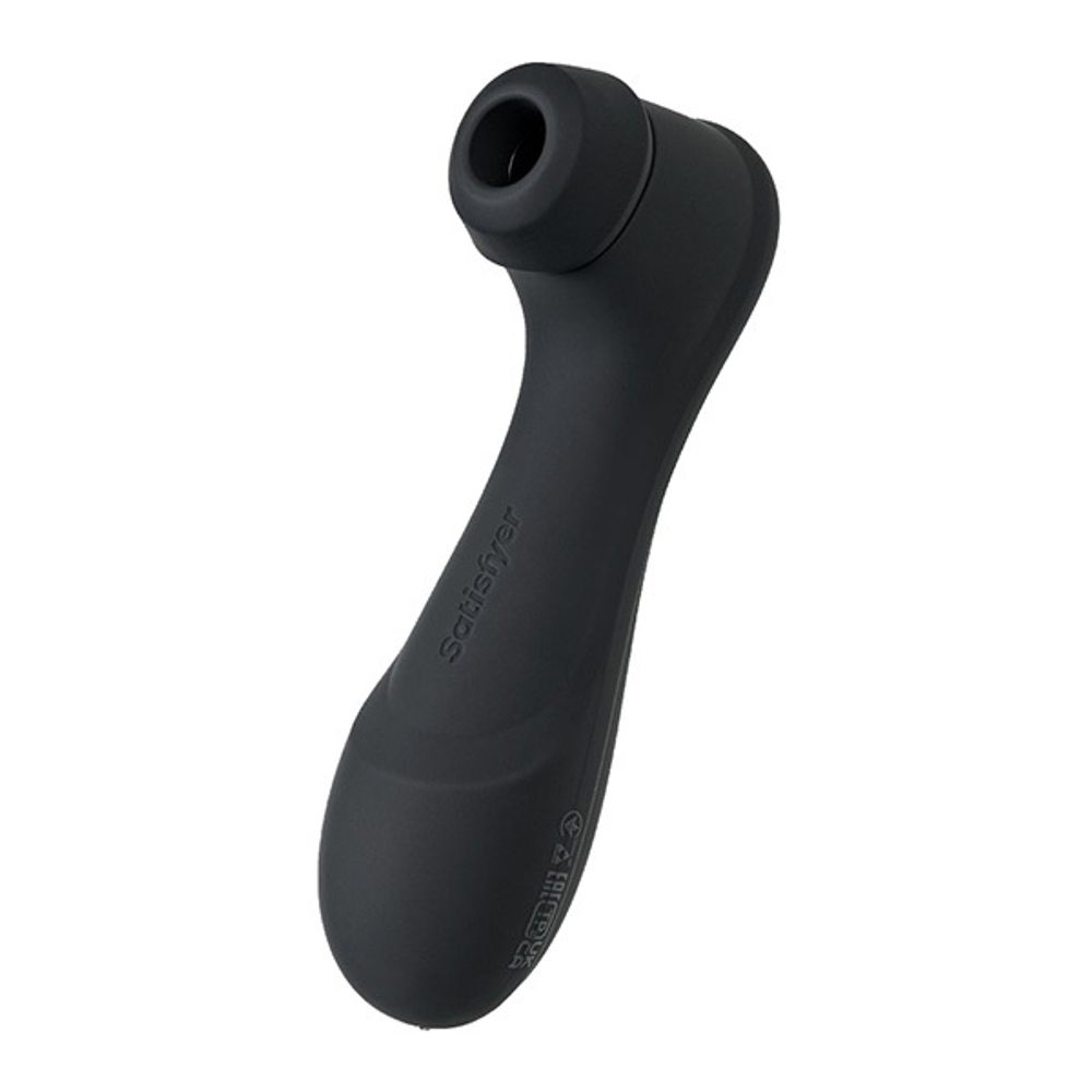 Черный вакуум-волновой клиторальный стимулятор Satisfyer Pro 2 Generation 3 with app control