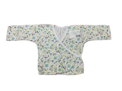 Распашонка с кнопкой сбоку из кулирки (100% хлопок) на рост 56 и 62 см