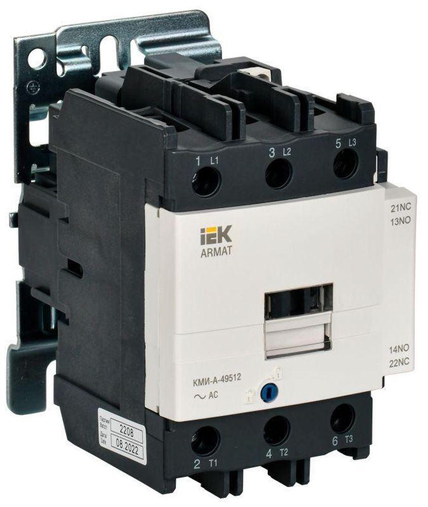 Контактор КМИ-А-49512 LC1D 95А кат. 230В AC 1НО+1НЗ AC-3 IEK AR-ACC-41-095-230-11