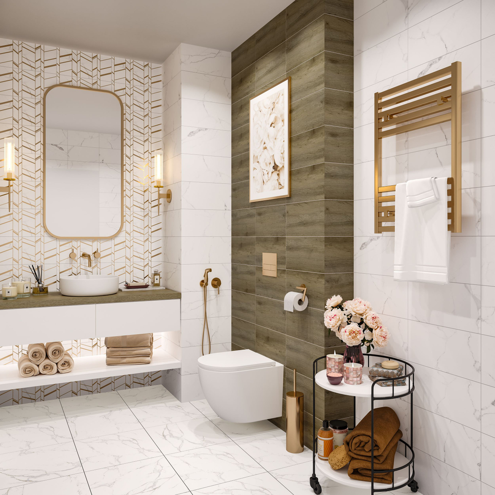 Плитка керамическая CULTO ECTA ASHWOOD матовый 20x40см, упаковка 1,2м2