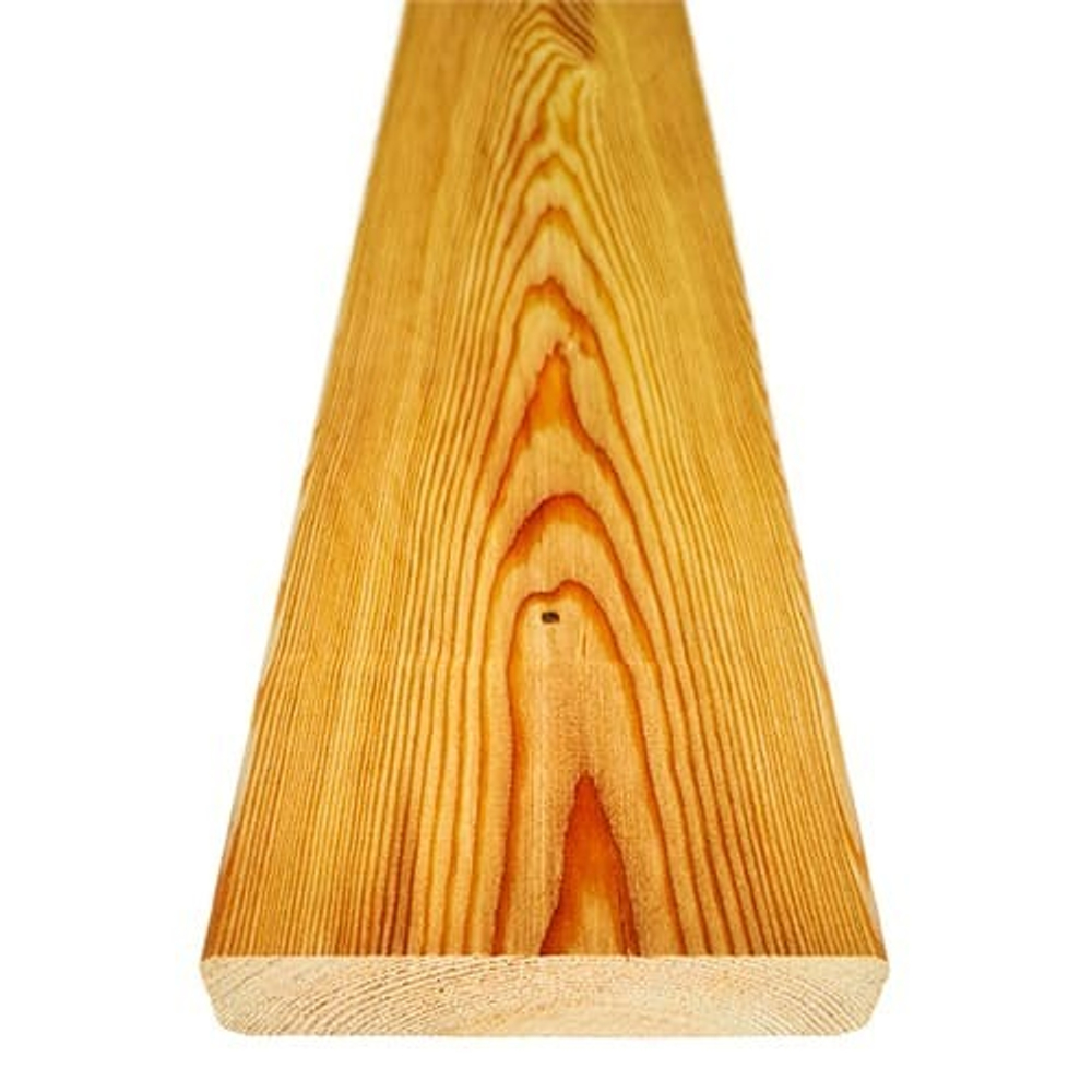 Палубная доска из лиственницы 27х120х1000 мм фото 1