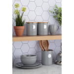 Миска living d 16 см серая