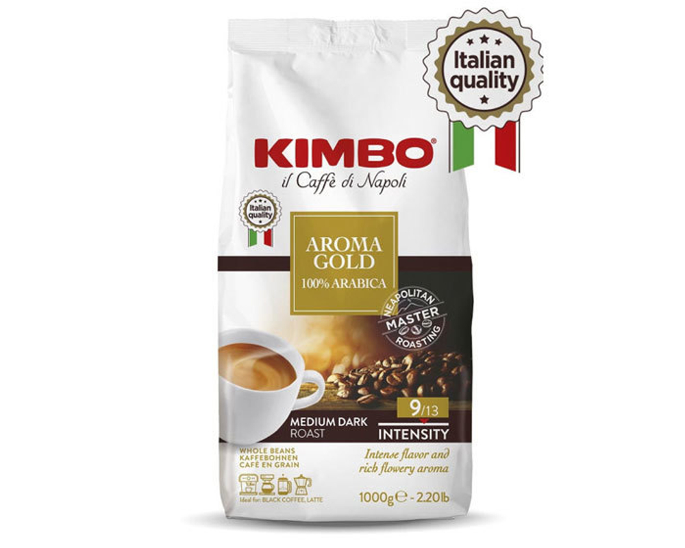 купить Кофе в зернах Kimbo Aroma Gold 100% Arabica