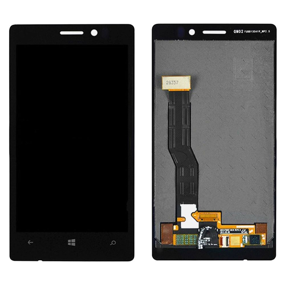 Дисплей для Nokia 925 в сборе с тачскрином Черный