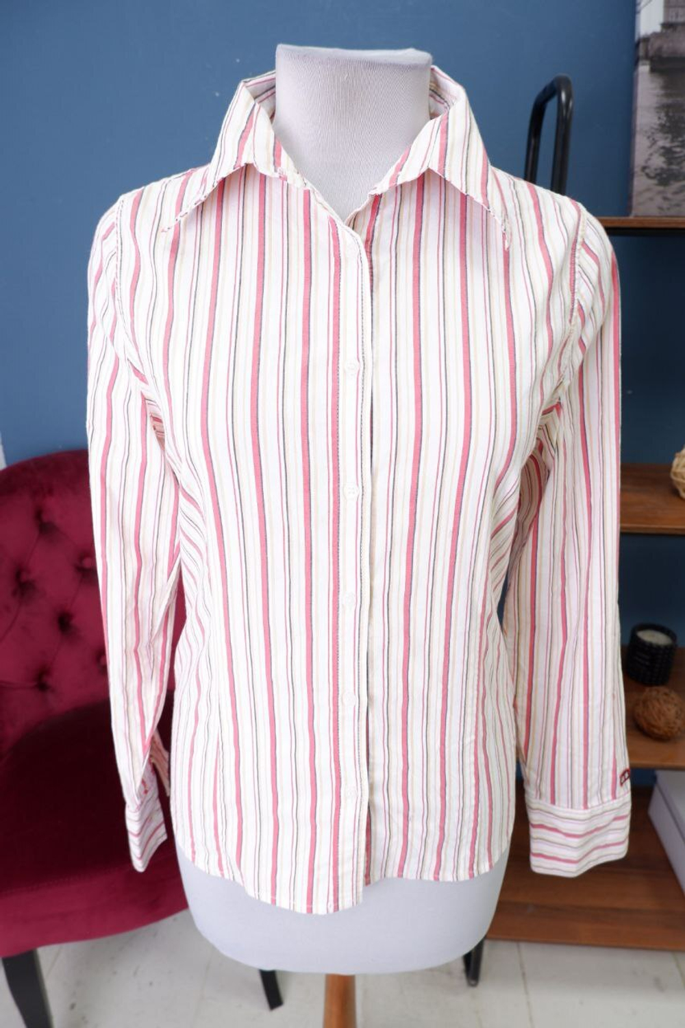 Рубашка Global Sport в полоску 42 размер