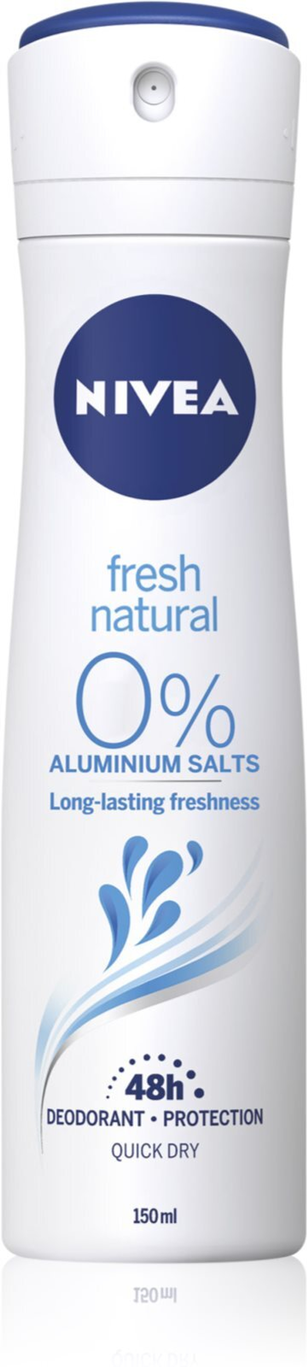 Nivea Fresh Natural - спрей-дезодорант для женщин /   150  ml  / GTIN 4005808723256