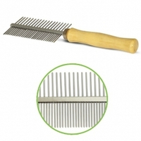 Расческа двухсторонняя "Классика", подложка, 55х175 мм