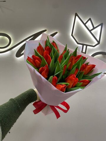 Букет 15 тюльпанов Б-431